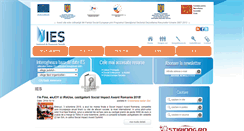 Desktop Screenshot of ies.org.ro