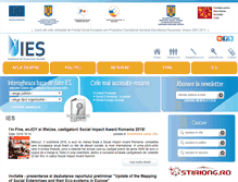 Tablet Screenshot of ies.org.ro